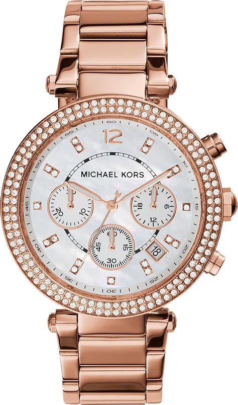 michael kors mk5491 rose gold parker designer watch rrp 229